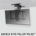 Used Vivo Motorized Flip Down Pitched Roof Ceiling Tv Mount For 40" - 85" Screen. Fixed Price $182.99.