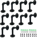 Yuanshikj (10PC, 3.9"X5.9" Industrial Pipe Shelf Brackets For 6 8 12 Inche.... Fixed Price $53.94.