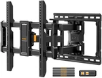 Perlegear Ul-listed Full Motion Fits 42-97" Tvs / Max 16" Wood Stud, Black. Fixed Price $92.95.