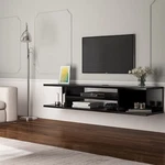 Decorotika Pivot 47'' Floating Tv Stand Wall Shelf Mounted Media Center. Fixed Price $119.99.