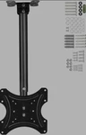 Vemount Adjustable Ceiling Tv Fits Most 17-45" Led Lcd Plasma Monitor. Fixed Price $29.99.