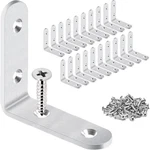 Luckin 20-PACK Corner Brace X 2.5", Heavy Duty Brushed Stainless Steel T.... Fixed Price $38.99.