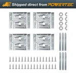 Powertec Sets Kerf Corner Brackets With Mounting Hardware 71428. Fixed Price $17.99.