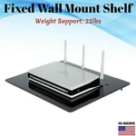 Floating Glass Av Shelf Wall Black Under Tv Stand Mount Bracket Dvd Dvr Ps Xbox. Fixed Price $15.99.