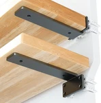 Wildnut Heavy Duty Shelf Brackets 10 Inch (1/5") Thick 6 Pc For Floating. Fixed Price $20.00.