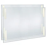 Azar Displays Adhesive Acrylic Wall Sign Holder Frame 22" X 17" H, 2-PACK. Fixed Price $122.28.