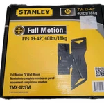 Stanley TMX-104FM Full Motion Mount, 23-55" Tvs, 60 Lbs, Flat Or Curved. Fixed Price $35.99.