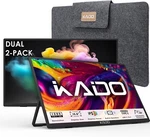 Kado Dual Portable Monitor Setup 2-PACK 15.6'' Fhd 1080P, Ultra-slim 1920X1080. Fixed Price $119.96.