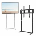 White Black Floor Tv Stand Mount Bracket For 32-100 Flat Screens Vesa 800X600MM. Fixed Price $65.91.