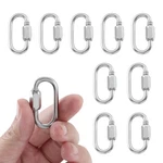Quick Chain Stainless Steel Small Locking Carabiner. Fixed Price $13.17.