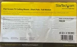 Startech 32" To 75" Tv Full-motion Hanging Single Screen Vesa Mount Fpceilptbsp. Fixed Price $45.00.