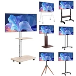 Rolling Tv Stand Mobile Cart Holds Up To 44-205 Lbs For 17-100 Inch Screens. Fixed Price $62.99.
