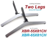 Pre-owned Sony XBR-55X81CH XBR-65X81CH Stand Legs 5-009-393-21 / 5-009-398-21. Fixed Price $42.95.