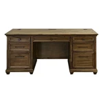 Martin Furniture Credenza Wood Office Desk Writing Table Storage Brown. Fixed Price $1291.21.