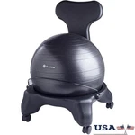 Ergonomic Balance Ball Chair W/ Caster Wheels Posture Support & Focus Boost New. Fixed Price $95.91.