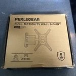 Perlegear Full Motion Mount For Most 26 60'' Flat Curved Tvs Up 82 Lbs. Fixed Price $44.95.