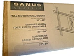 Sanus MLF13-B1 -full Motion 37" 80" Television Wall Mount. Fixed Price $115.00.