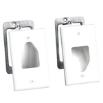 Data Comm Electronics 50-3331-WH-KIT Flat Panel Tv Cord Organizer Kit, White. Fixed Price $26.72.