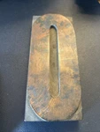 Large 6 Inch - Vintage Wood Letterpress Type Block Initial Capital. Fixed Price $19.99.