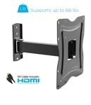 Durapro Full-motion Wall Mount For 10"- 50" Tvs With 6FT Hdmi Cable. Fixed Price $34.99.