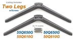 Tcl Oem Tv Stand Legs For 55Q650G 55Q610G 50Q610G 55P615. Fixed Price $41.50.