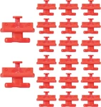On-q AC1051-KH-20 Keyhole Post Clips (20 Pack), Red. Fixed Price $42.86.