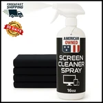 Large 16OZ Screen Cleaner Spray Kit Best For Lcd Led Matte Tv Smartphone Desktop. Fixed Price $12.86.