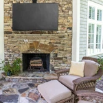 Vivo Black 50" To 55" Tv Cover For Electric Ceiling MOUNT-E-FD55. Fixed Price $39.99.