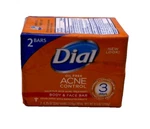 Pack Dial Oil Free Acne Control Body & Face Bar / 4.25 Oz Each. Fixed Price $44.99.