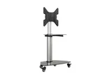 Tripp Lite Premier Rolling Tv Cart For 32 To 55 Displays, Black Glass Base And. Fixed Price $338.49.