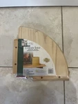 Home Collection Wood Corner Shelf - Brand New. Fixed Price $12.99.