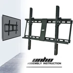Extra Large Tilt Tv Wall Mount 55 60 65 68 70 75 80 85 Led Lcd For Samsung Vizio. Fixed Price $37.96.