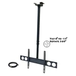Megamounts Heavy Duty Tilting Ceiling Televeision For 37" To 70" Lcd, Led. Fixed Price $90.24.