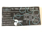 Cheetah Aptmmb Tilt Wall Mount For 20-80" Tvs. Fixed Price $29.99.