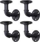 Muzik Pack Pipe Floating Shelf Bracket Heavy Duty, Black 4*4 Inch,. Fixed Price $28.22.