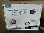 New Box Sanus Full-motion Ultrathin Tv Wall Mount 22" 47" Model SMF3-B1. Fixed Price $35.00.