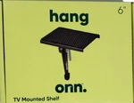 Hang Onn 6" Tv Mounted Shelf Holds Up To 15LB New. Fixed Price $11.69.
