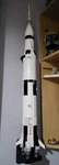 Vertical Wall Mount For Lego Nasa Apollo Saturn 92176 - 3D Printed. Fixed Price $17.49.