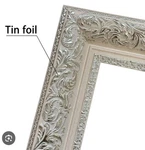 Champagne Gold Leaf Style Tv Frame 65" Samsung, Sony& Lg Or Less 57.2"X32.6". Fixed Price $195.00.