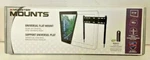 New Monster Mounts 132863-00 Universal Flat Tv 27" 46" 100 Lbs. Black. Fixed Price $56.95.