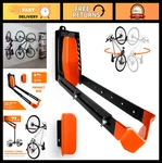 2 Pcs Swivel Bike Rack Wall Mount - Sturdy Vertical Storage Hook, Easy Indo. Fixed Price $100.99.