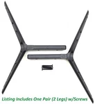 Pre-owned Vizio M656-G4 M656-H4 V655-H4 V655-J04 Stand Legs W/screws. Fixed Price $34.95.