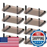 Mhmydz 16 Pack - 7.25 X 4 1.5 W J Lip Shelf Brackets Rustic Farmhouse. Fixed Price $67.16.