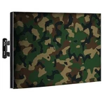 Garnetics Outdoor Tv Cover Weatherproof Camouflage Size 52"-55". Fixed Price $30.98.