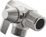 2 Way Arm Diverter Valve For Hand Held Showerhead, Brushed Nickel. Fixed Price $22.37.