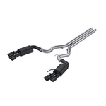 Cat Back Exhaust System Mbrp For 18-23 Mustang 3" W/quad 4" Dual Wall Tips-black. Fixed Price $1014.99.