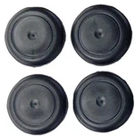 (pack Of 04) BPFE-39 Mm (1.5") Rubber Ergonomic Caplugs W/flush Type Heads. Fits. Fixed Price $7.99.
