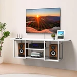Floating Tv Stand Wall Mounted Media Entertainment Console W/open Storage Shelf. Fixed Price $39.99.