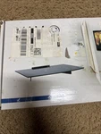 Vivo Floating Wall Mount Tempered Glass Shelf For Dvd Player, Audio, Gaming. Fixed Price $25.00.