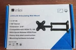 Inlei Led Lcd Articulating Wall Mount 13" - 30" Quick Release Vesa Plate New. Fixed Price $17.99.